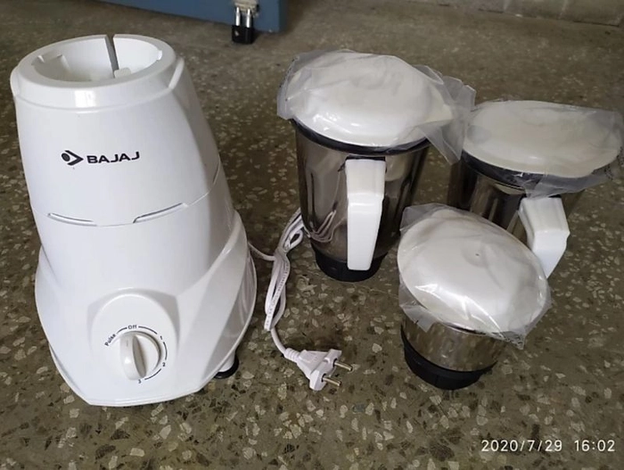 Price of bajaj rex store 500 mixer grinder