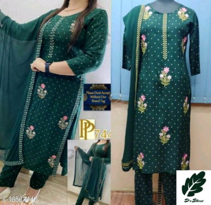 VEERA CREATION - Supplier of Embroidered Georgette Kurti, Embroidered Kurtis,  | Connect2India