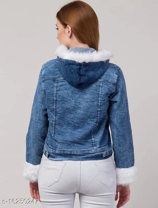 Catalog Name: Classic Retro Women Jackets & Waistcoat*
Fabric: Denim
Sleeve Length: Long Sleeves
Pattern: Dyed/ Washed
Multipack