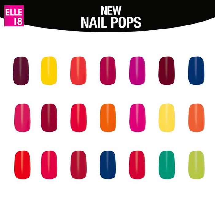 ELLE-18 NAILPOPS NAILCOLOUR/NAIL POLISH (175) 5ml.