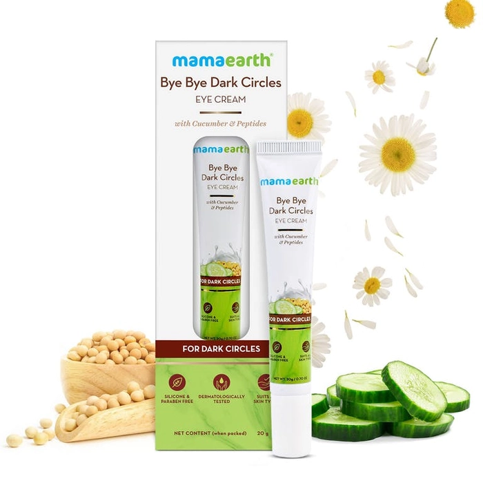 MAMAEARTH Bye Bye Dark Circles Eye Cream 20gm.