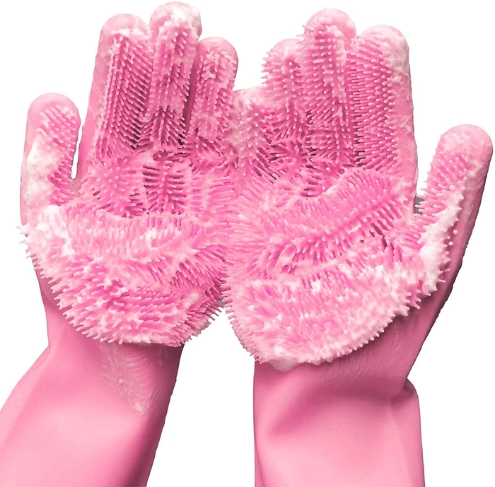 Silicone Chicken Mitten Glove - Plum - Infatot