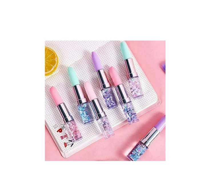 Lipstick Shape Quick-Drying Ink Gel Pen for Birthday Return Gifts / Kanjak Gifts