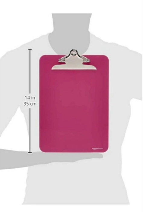 Plastic Clipboards, Assorted Colors