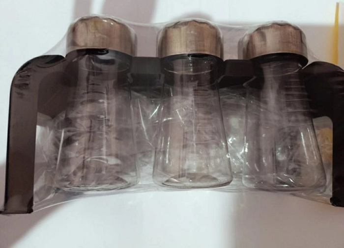 Home Kitchen 6 Piece Multipurpose Plastic Spice Storage Rack Jar Condiment Set (Black)

80%
off

￼
