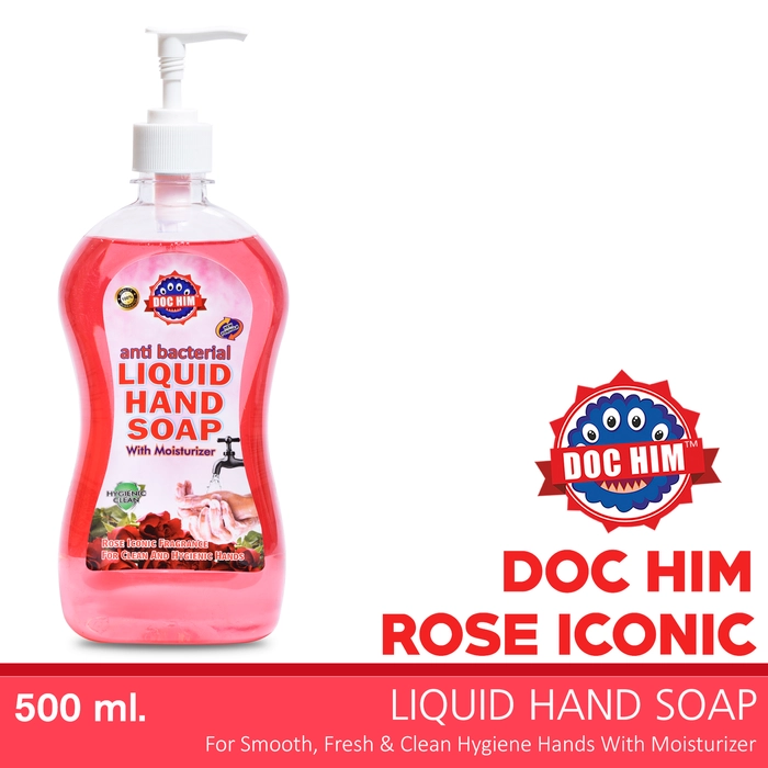 DOC HIM Liquid Hand Soap Rose 500 ML