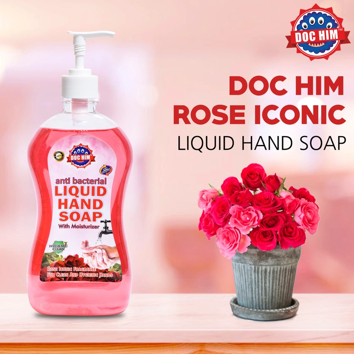 DOC HIM Liquid Hand Soap Rose 500 ML