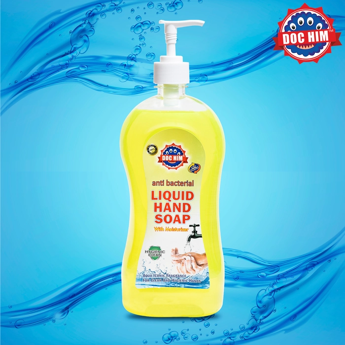 DOC HIM Liquid hand Soap Aqua 1 Ltr