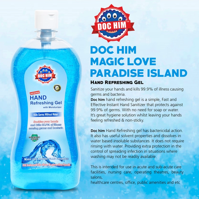 DOC HIM Hand Refreshing Gel LOVE PARADISE 1 Ltr