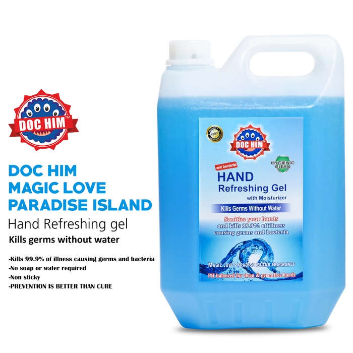 DOC HIM Hand Refreshing Gel LOVE PARADISE 5 Ltr Can