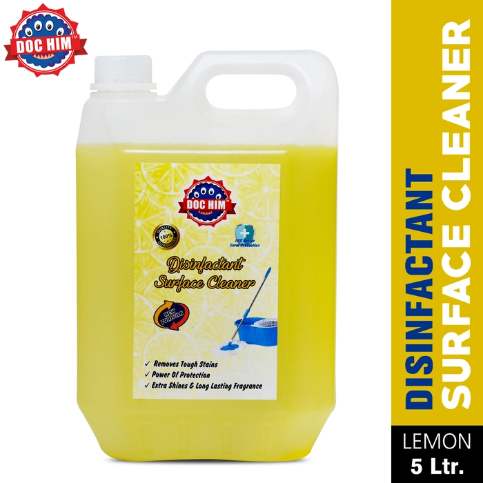 DOC HIM Disinfectant Surface Cleaner Lemon 5 Ltr Can
