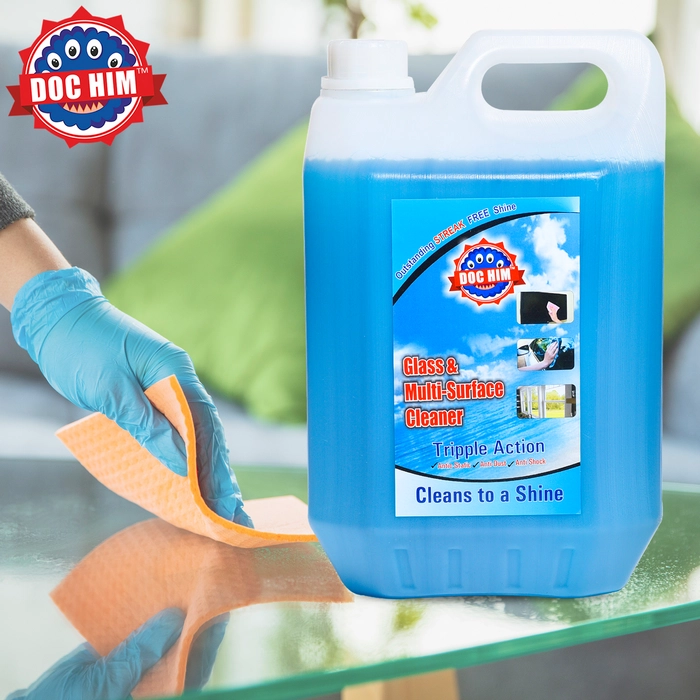 DOC HIM Glass & Multi-Surface Cleaner 5 Ltr Can