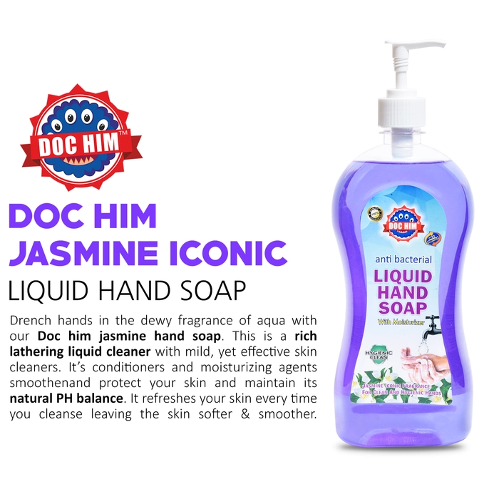 DOC HIM Liquid Hand Soap Jasmine 1 Ltr