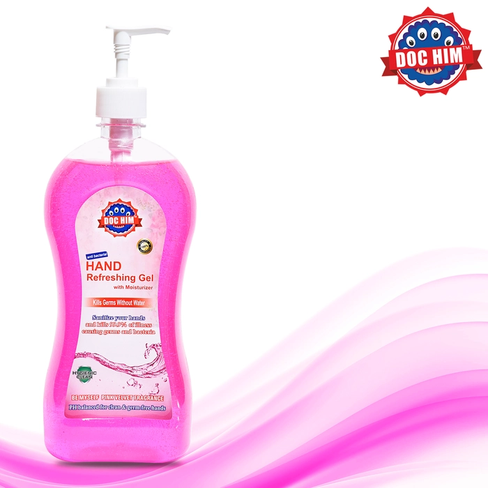 DOC HIM Hand Refreshing Gel Pink Velvet 1 Ltr