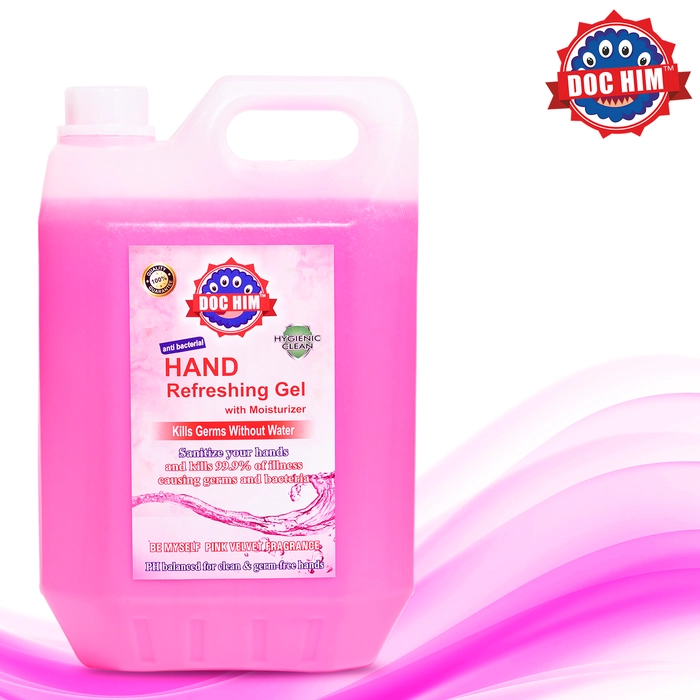 DOC HIM Hand Refreshing Gel Pink Velvet 5 Ltr Can
