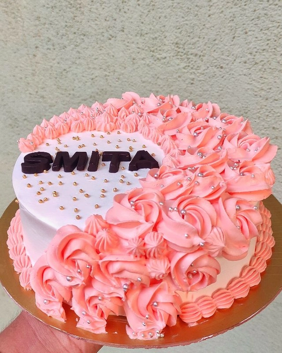 Rosettes & Butterflies Cake! – Smitha's Bake Love