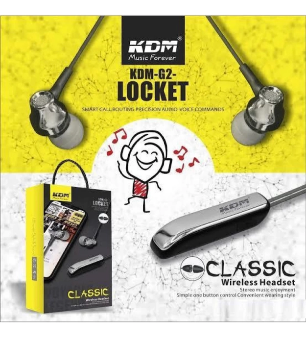 Buy KDM G2 Locket Classic Bluetooth Headset online from SMART BAZAR