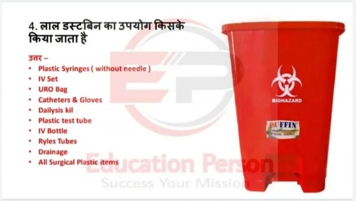 Housekeeping Cleaning Chemicals, Tools, Dustbin Used In Hindi E-book