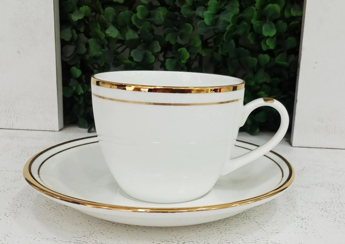 Classical Cup and Saucer | Set of 6