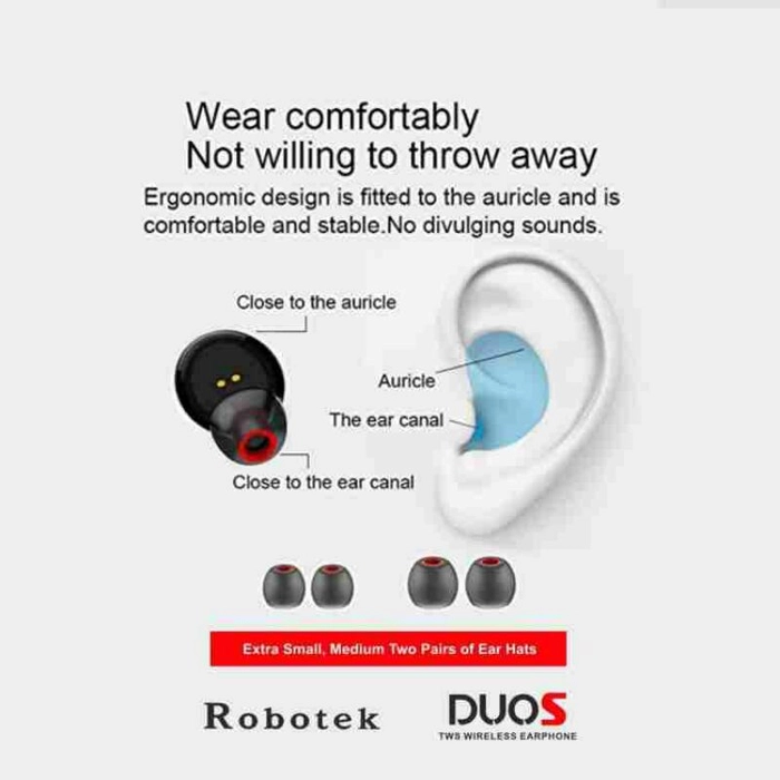 Robotek best sale tws earbuds