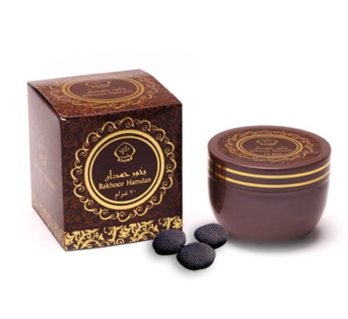 Buy 70 gm Bakhoor Hamdan online from Burhani Attar & Perfumes