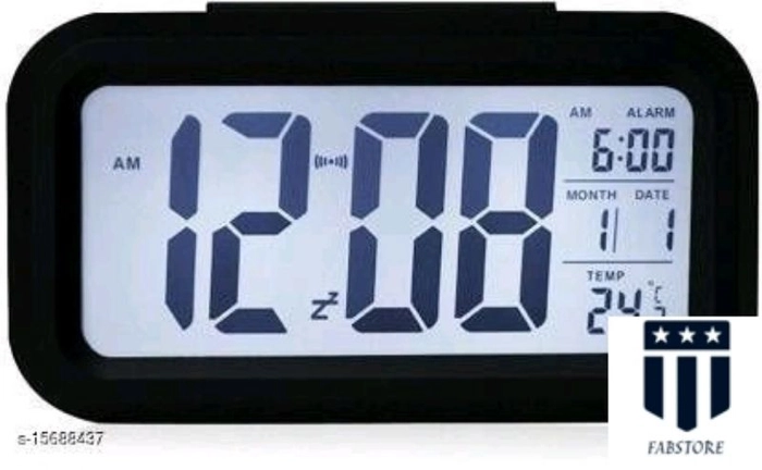 Black Smart Clock