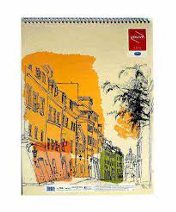 Navneet Youva | Premium Drawing Book for students and budding artists |  Wiro / Spiral Bound | 27.5 cm x 35 cm | Plain | 60 Pages