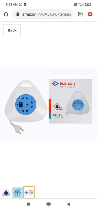 Bajaj Extension Board