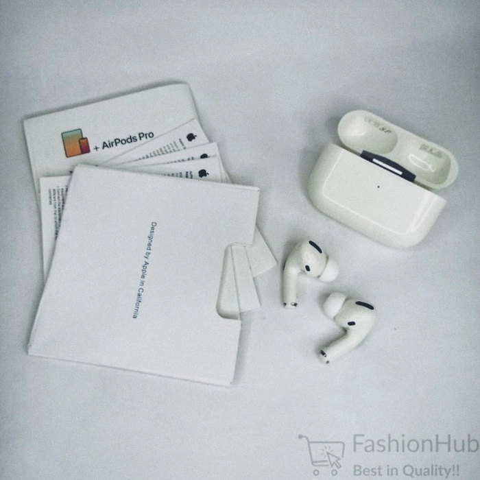 Apple airpods pro with wireless charging outlet case active noise cancellation enabled bluetooth headset