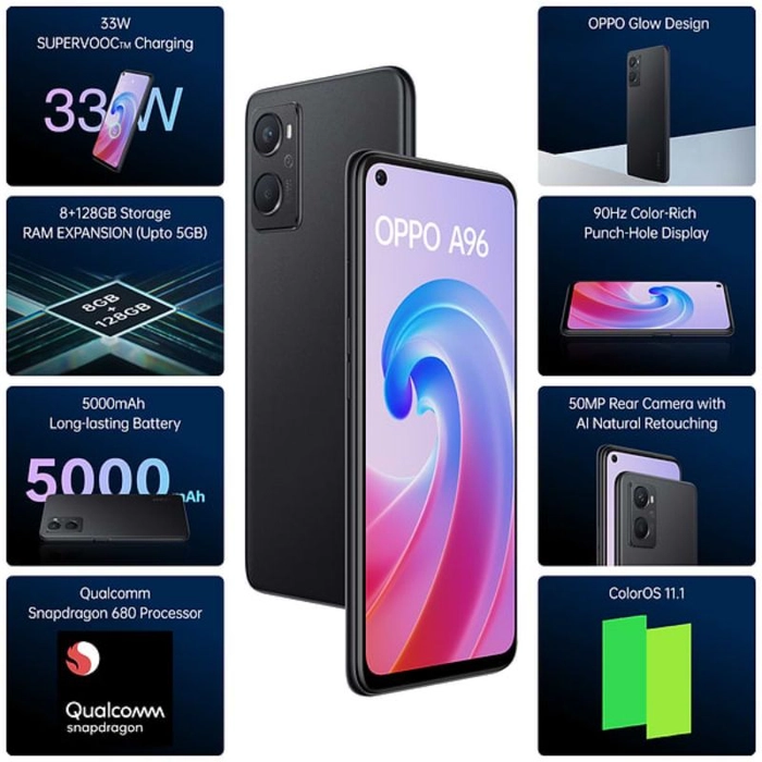 Oppo A96 6/128gb Sterry Black