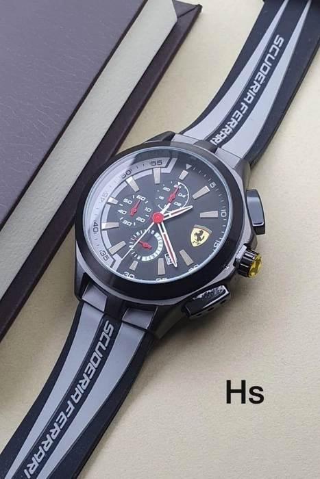 Buy SCUDERIA FERRARI Men Pista Charcoal Grey Analogue Watch - Watches for  Men 11525992 | Myntra