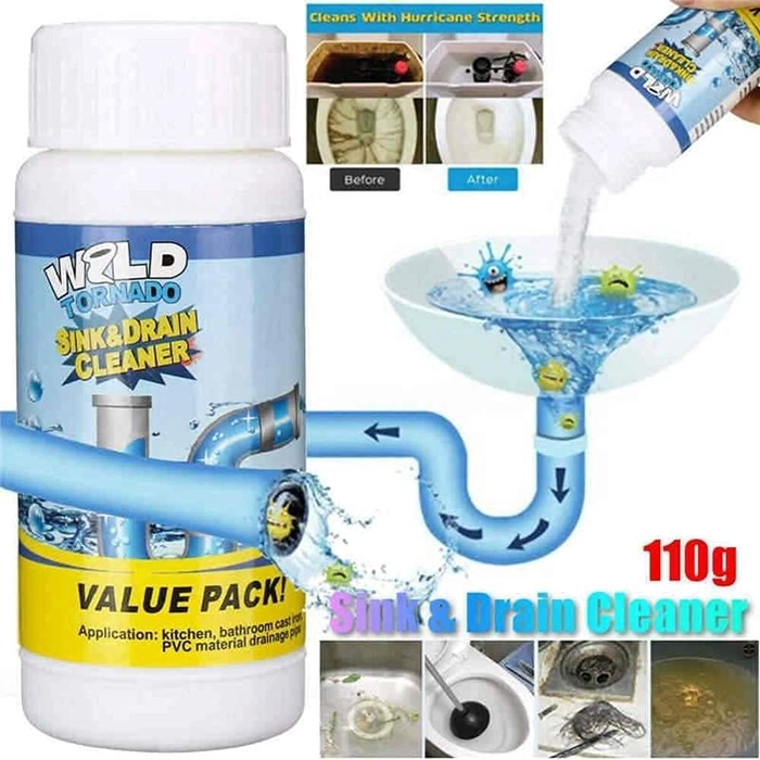 Wild Tornado Sink and Drain Cleaner (Pack Of 2)