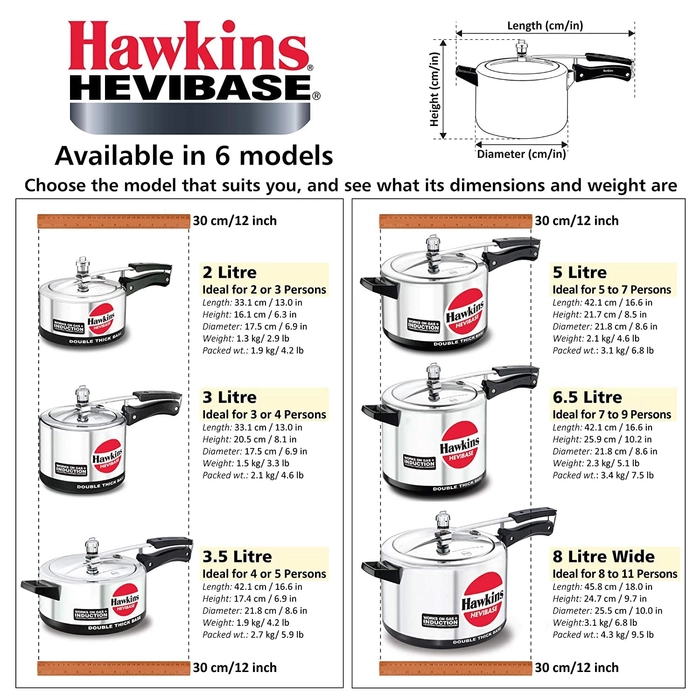 Hawkins 5 litre pressure cooker price hot sale