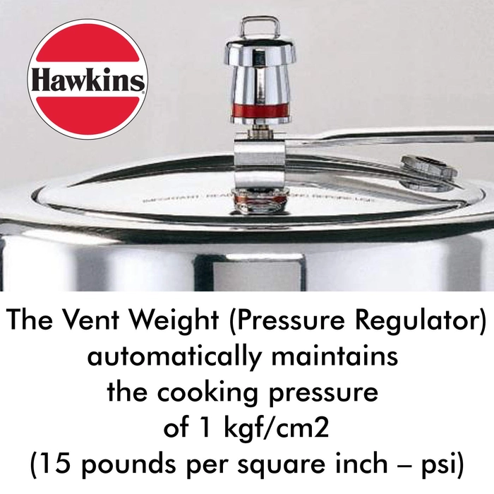 Pressure discount cooker vent