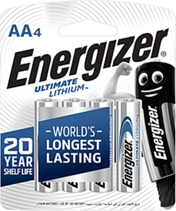 20 Energizer Ultimate Lithium AA Batteries 