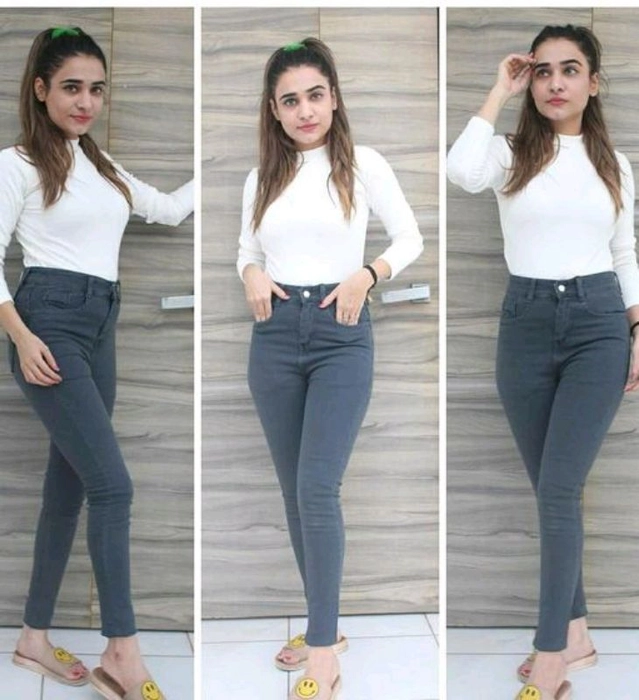 Buy AADVI FASHION Women's Casual Wear Stretchable Denim Straight Jeans  Online at Best Prices in India - JioMart.