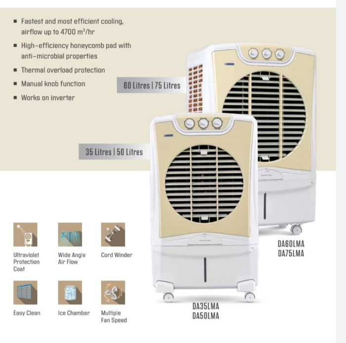 35 Liters Desert Air Cooler