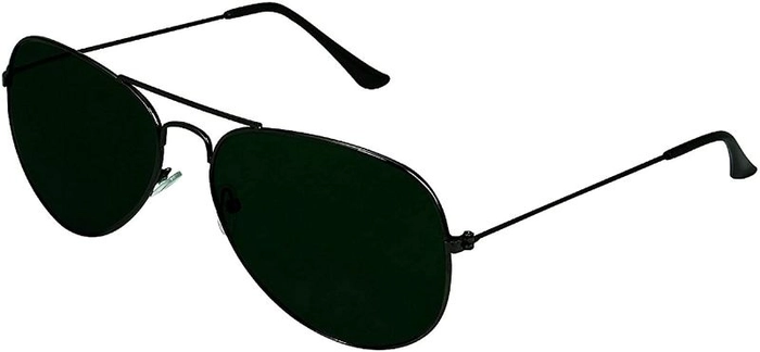 IFLASH Men's UV Protected Classic Aviator Sunglasses (Black)