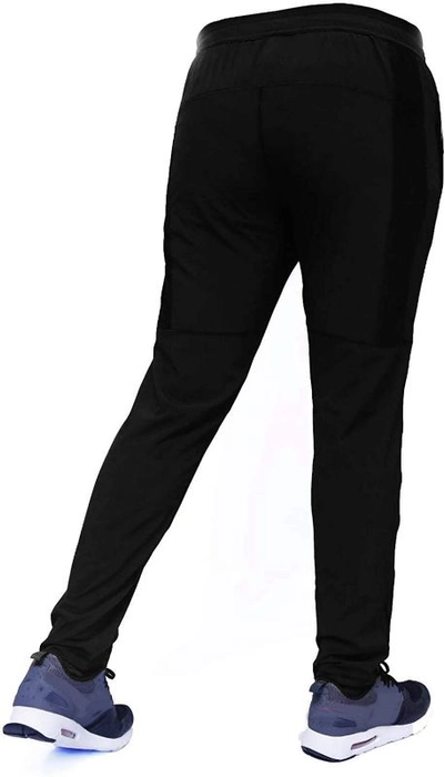 BARKEYO Men's Polyester Gym Joggers Lower Track Pants with Pocket