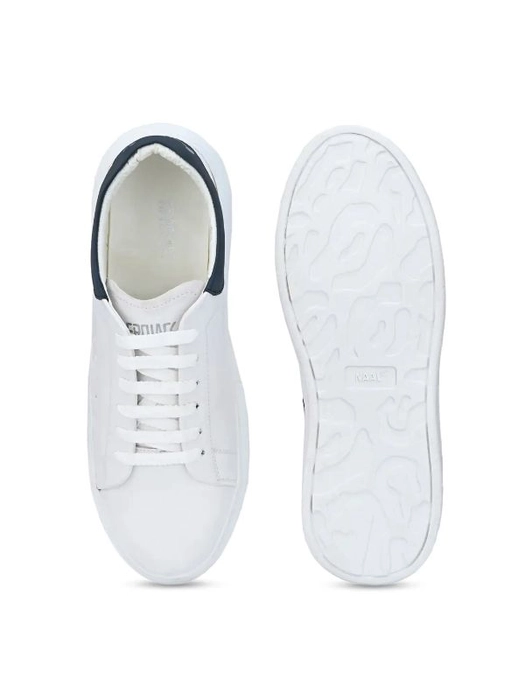 AfroJack-Men White Sneakers