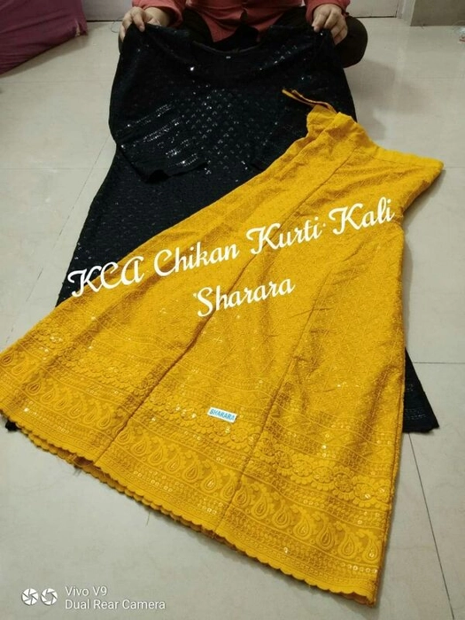 Buy KCA Chikankari Kurti & Sharara Vol 1 online from Click2collections