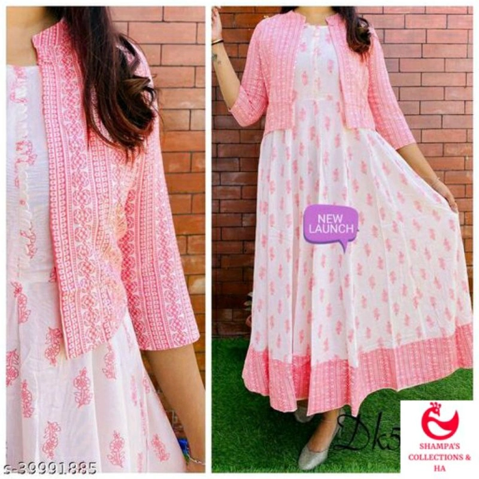 Buy Pink & White Kurtas & Kurtis for Women by Jaipur Kurti Online | Ajio.com