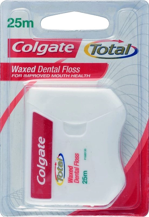 COLGATE TOTAL WAXED DENTAL FLOSS 25M