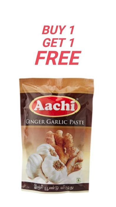 Aachi Ginger Garlic Paste 100g (Buy 1 Get 1 Free)