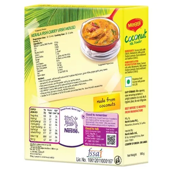 MAGGI Coconut Milk Powder - 100 g Carton