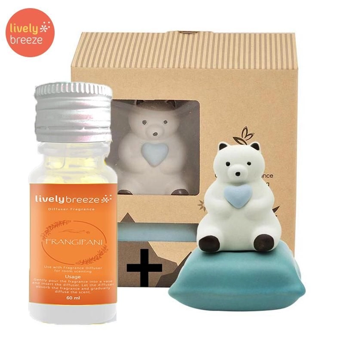 Teddy Bear Blue Room Diffuser & 60ml Fragrance Oil