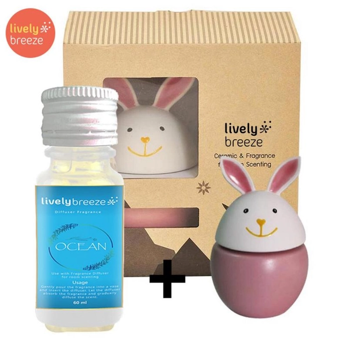 Tama Bunny Room Diffuser & 60ml Fragrance Oil