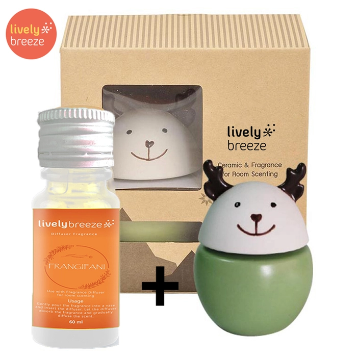 Tama Deer Room Diffuser & 60ml Fragrance Oil
