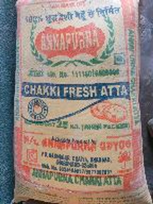 Annapurna Chakki Aata/Flour 25kg Bori