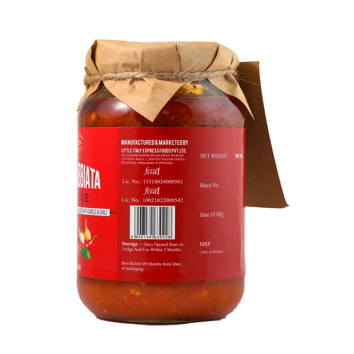 Acasa Arrabiata Pasta sauce by Little italy 300 ml